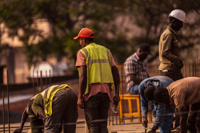 Construction team